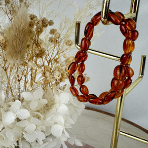 Baltic Amber Baby Bracelet - Natural Amber Jewellery (Choose Your Colour)