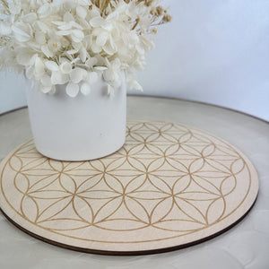 Flower of Life Crystal Grid - Sacred Geometry for Harmonizing Energy