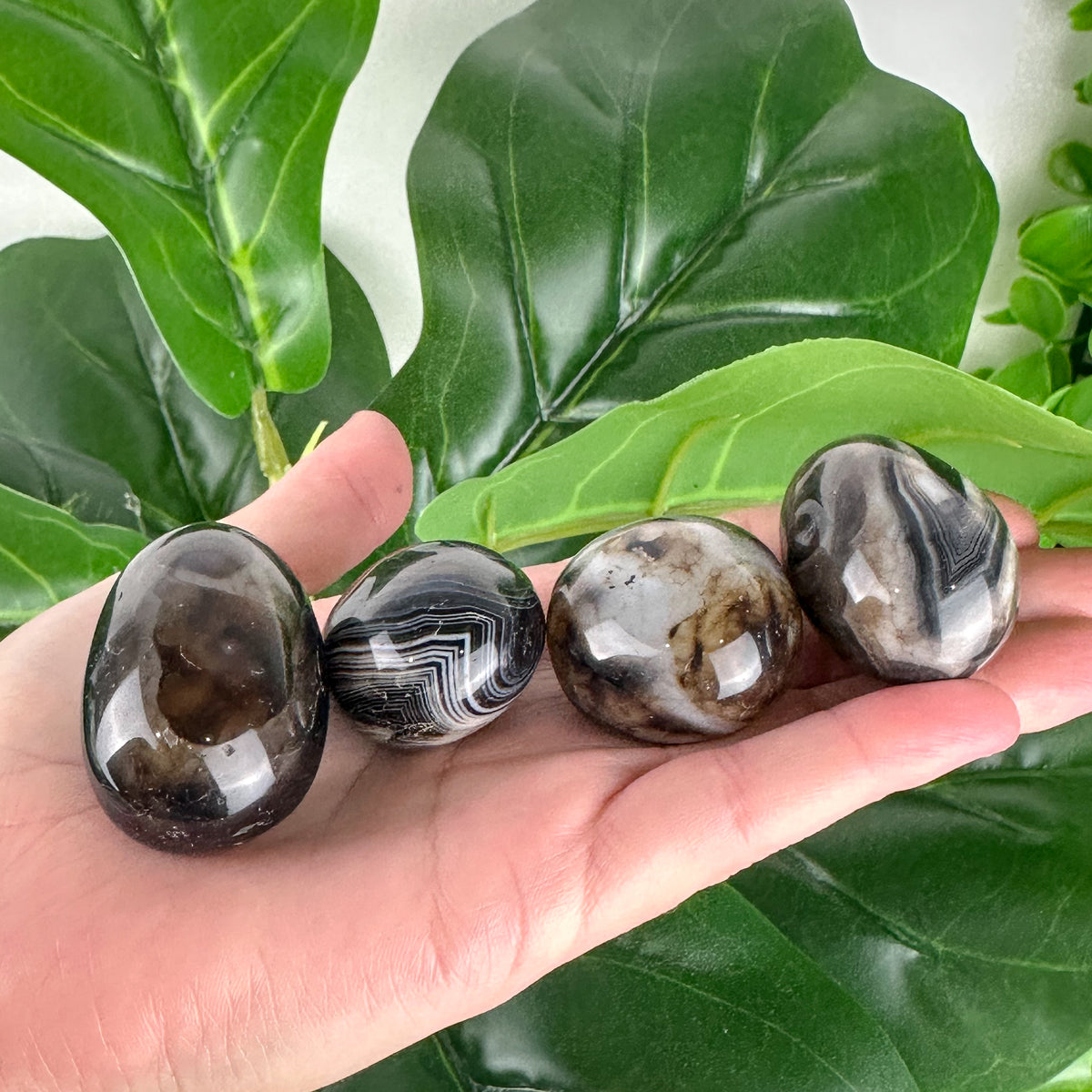Black Onyx Tumble | Protection & Grounding | Strength Crystal