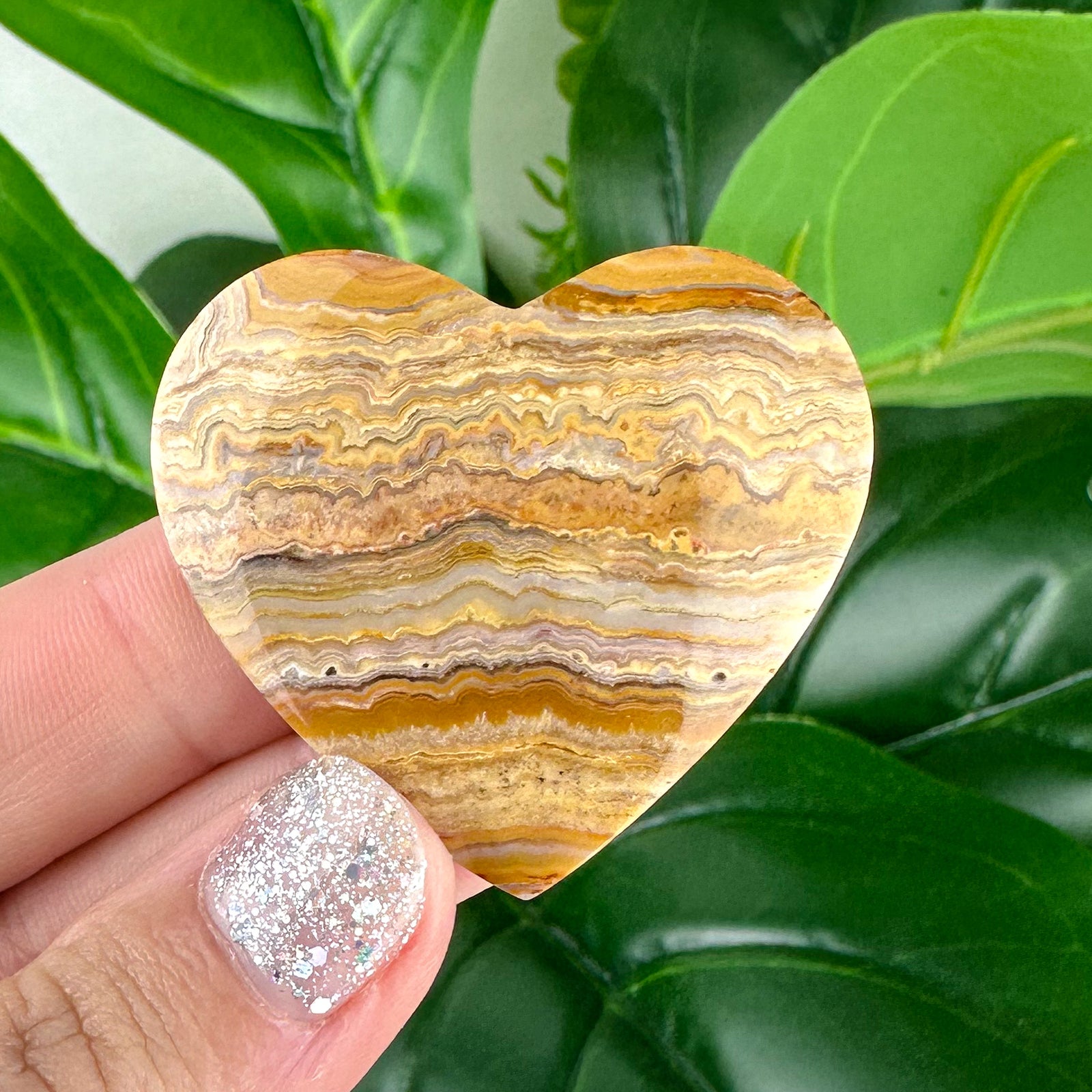 Mini Aragonite Heart