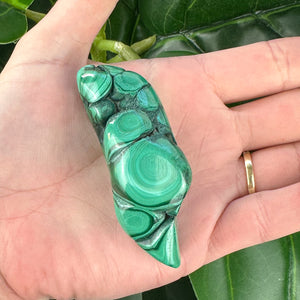 Malachite Polished Crystal | Transformation, Protection & Growth