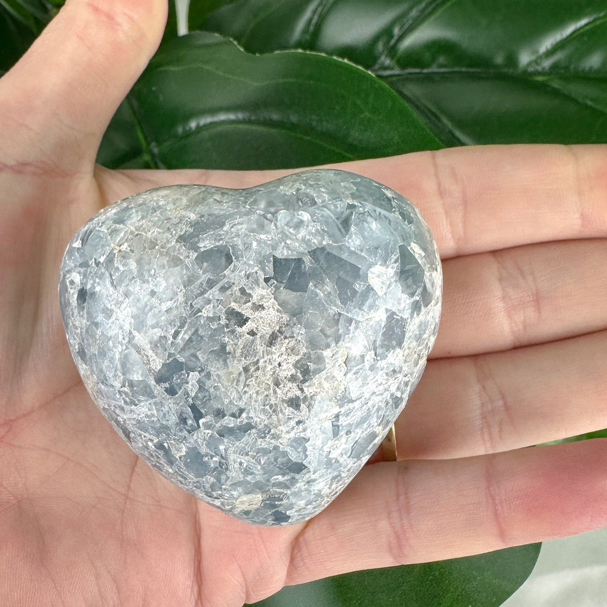 Celestite Heart “Sacred Stillness”
