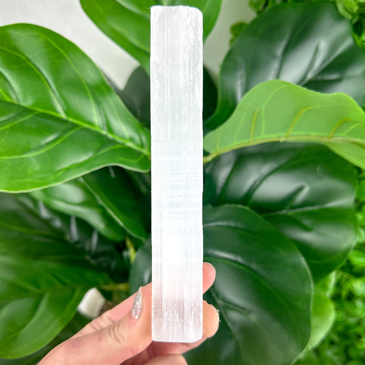 Large Satin Spar Selenite Raw Stick