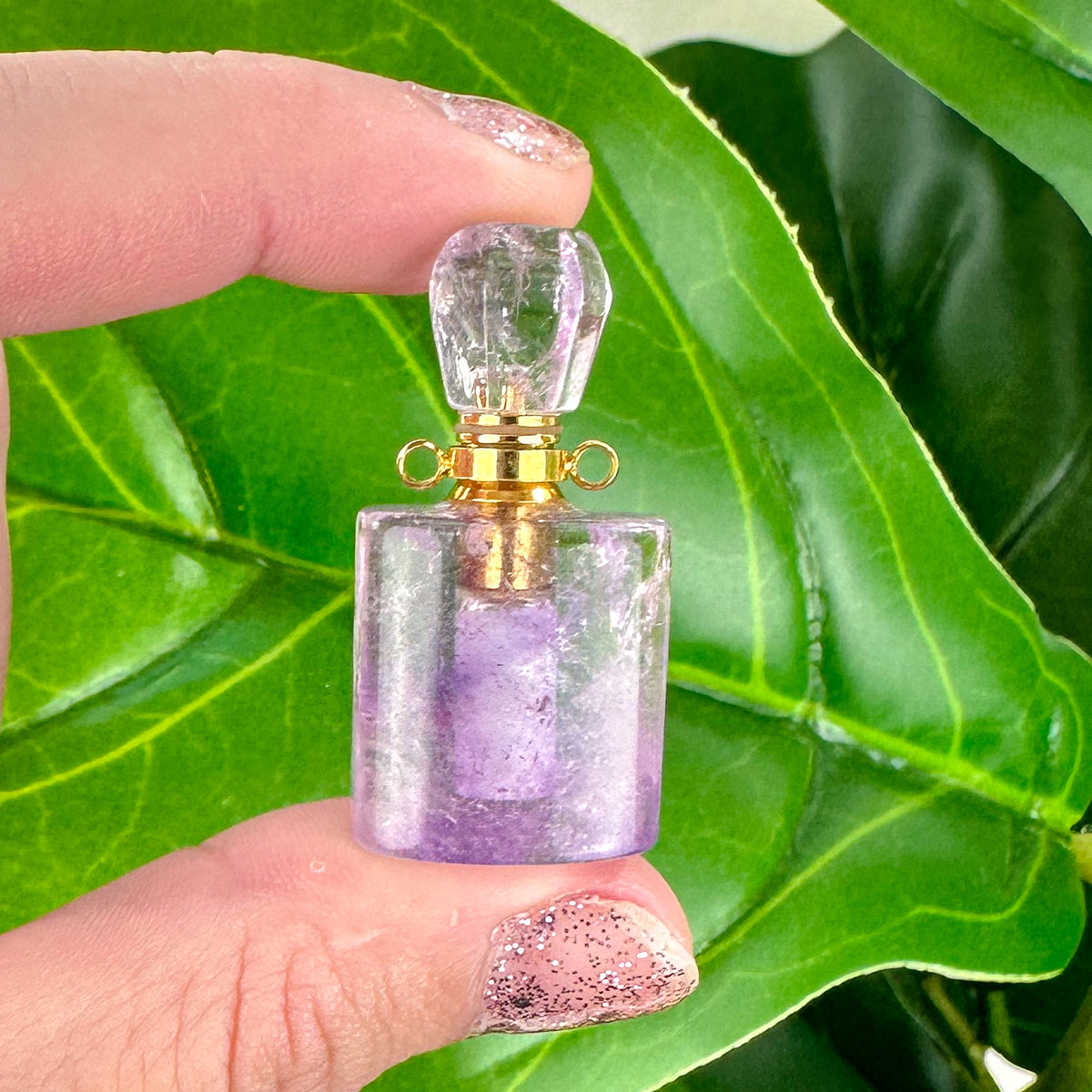 Cute Mini Crystal Perfume Bottle Carvings
