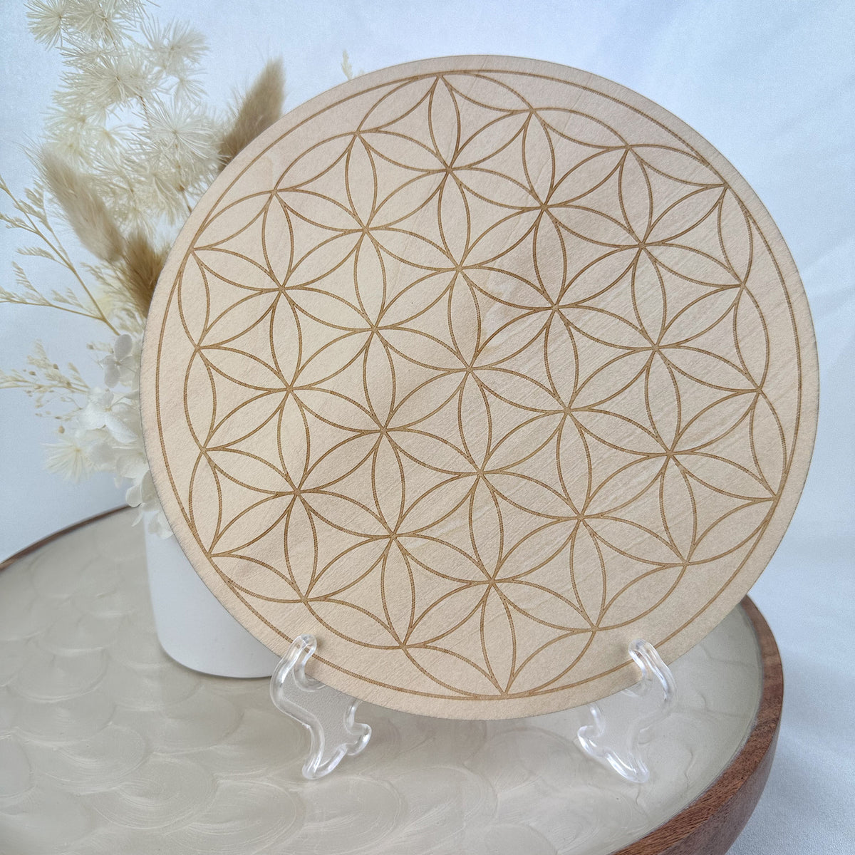 Flower of Life Crystal Grid - Sacred Geometry for Harmonizing Energy
