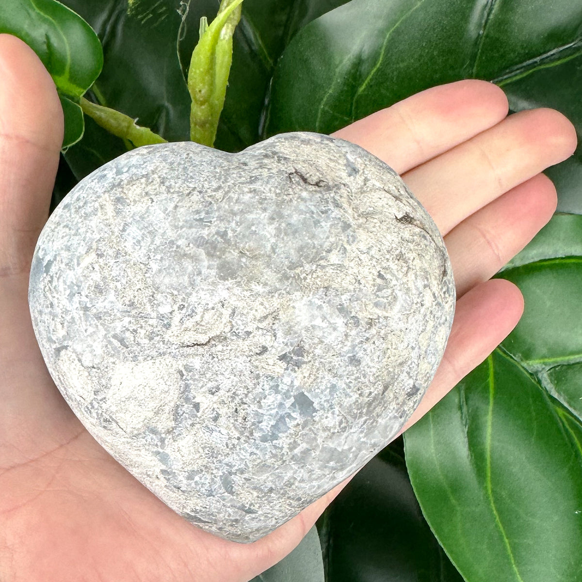 Celestite Heart Crystal | Peace, Angel Energy & Calming Energy
