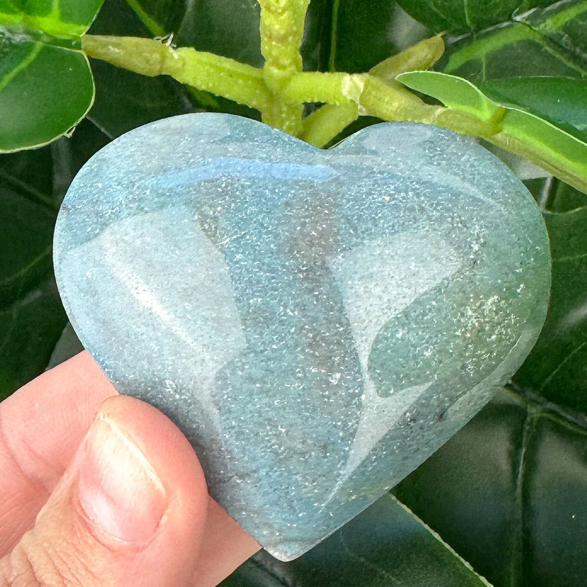 Trolleite Heart Crystal | Intuition, Peace & Spiritual Growth