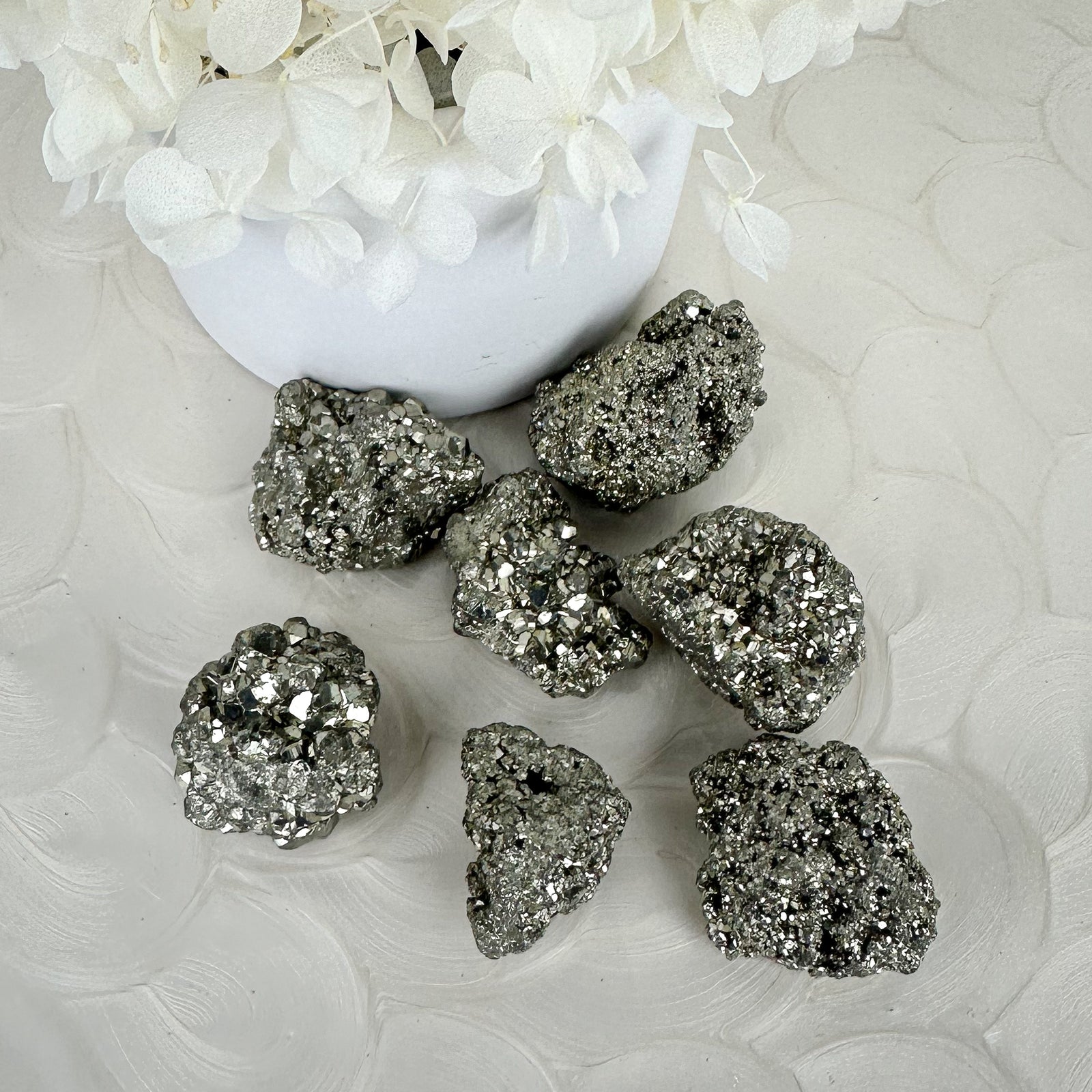 Sparkling Pyrite Cluster - Handpicked With Intention