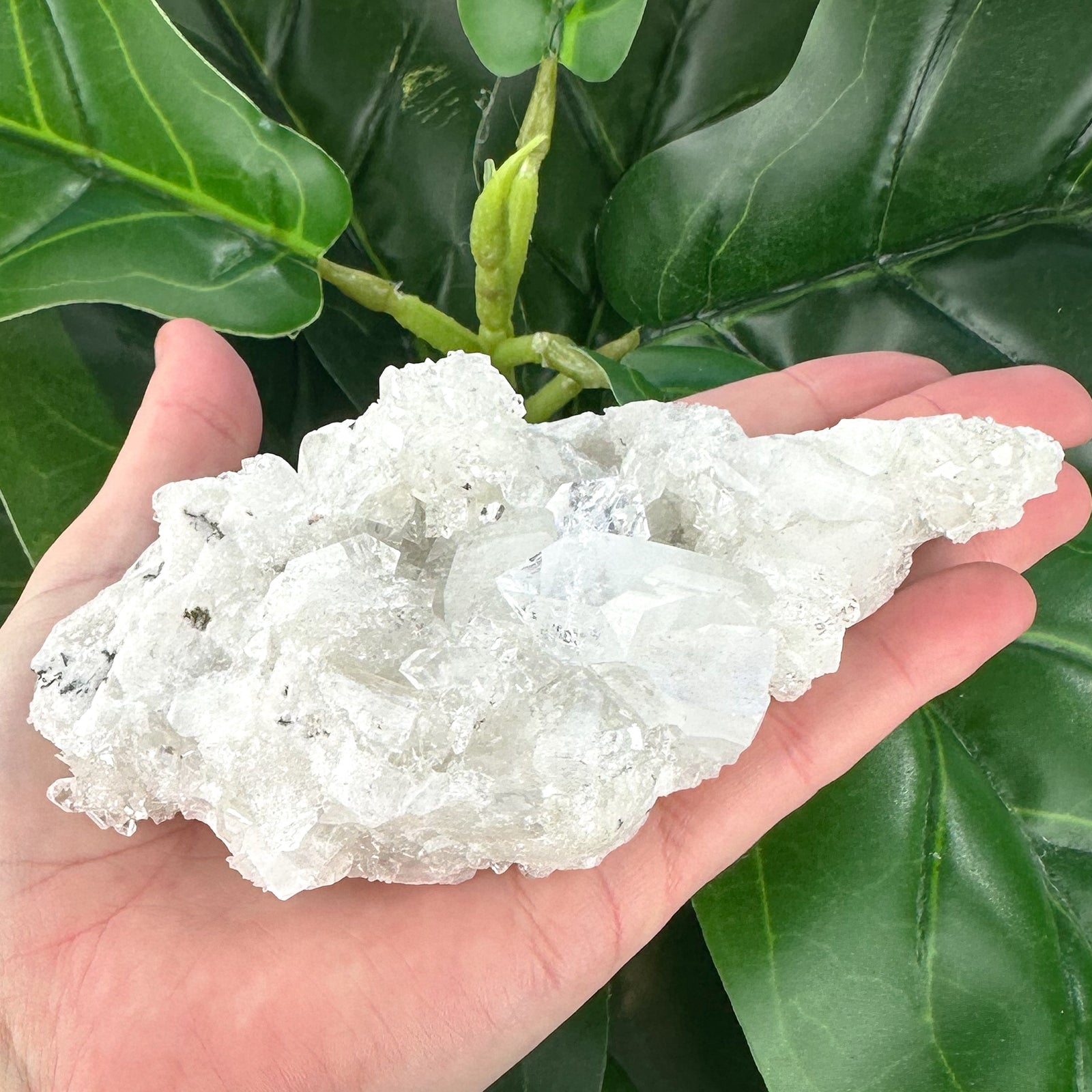 Apophyllite Cluster Crystal | Calm, Intuition & Spiritual Healing
