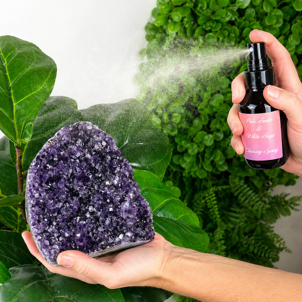 Palo Santo & White Sage Spray | Energy Cleansing & Protection Mist