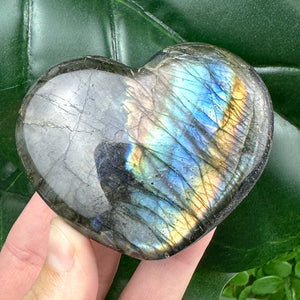 Flashy Labradorite Heart | Spiritual Protection & Intuition Crystal