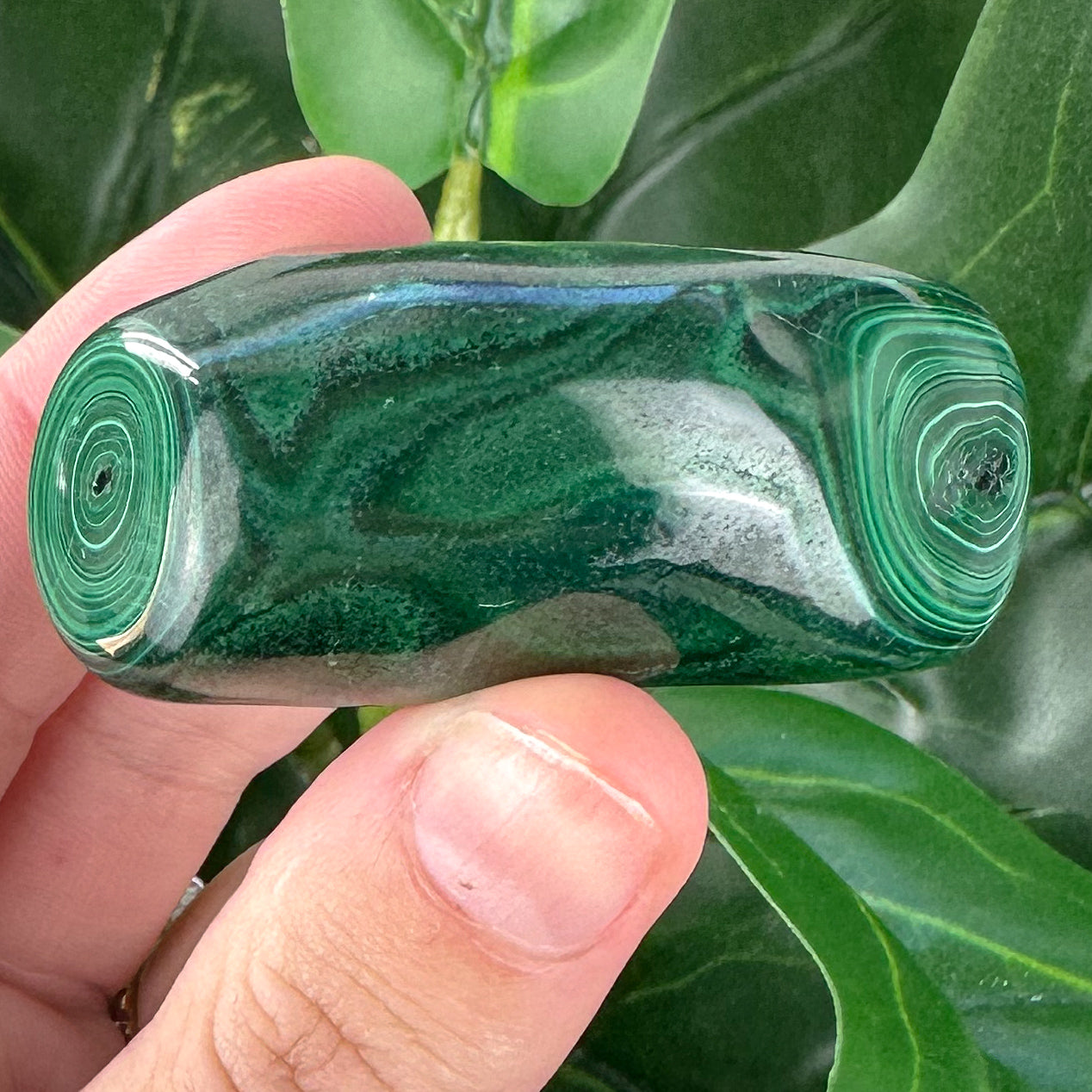 Polished Malachite Crystal | Heart Chakra & Protective Energy