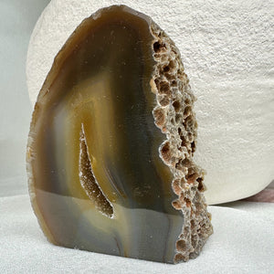 Natural Agate Crystal Geode | Grounding, Harmony & Calm