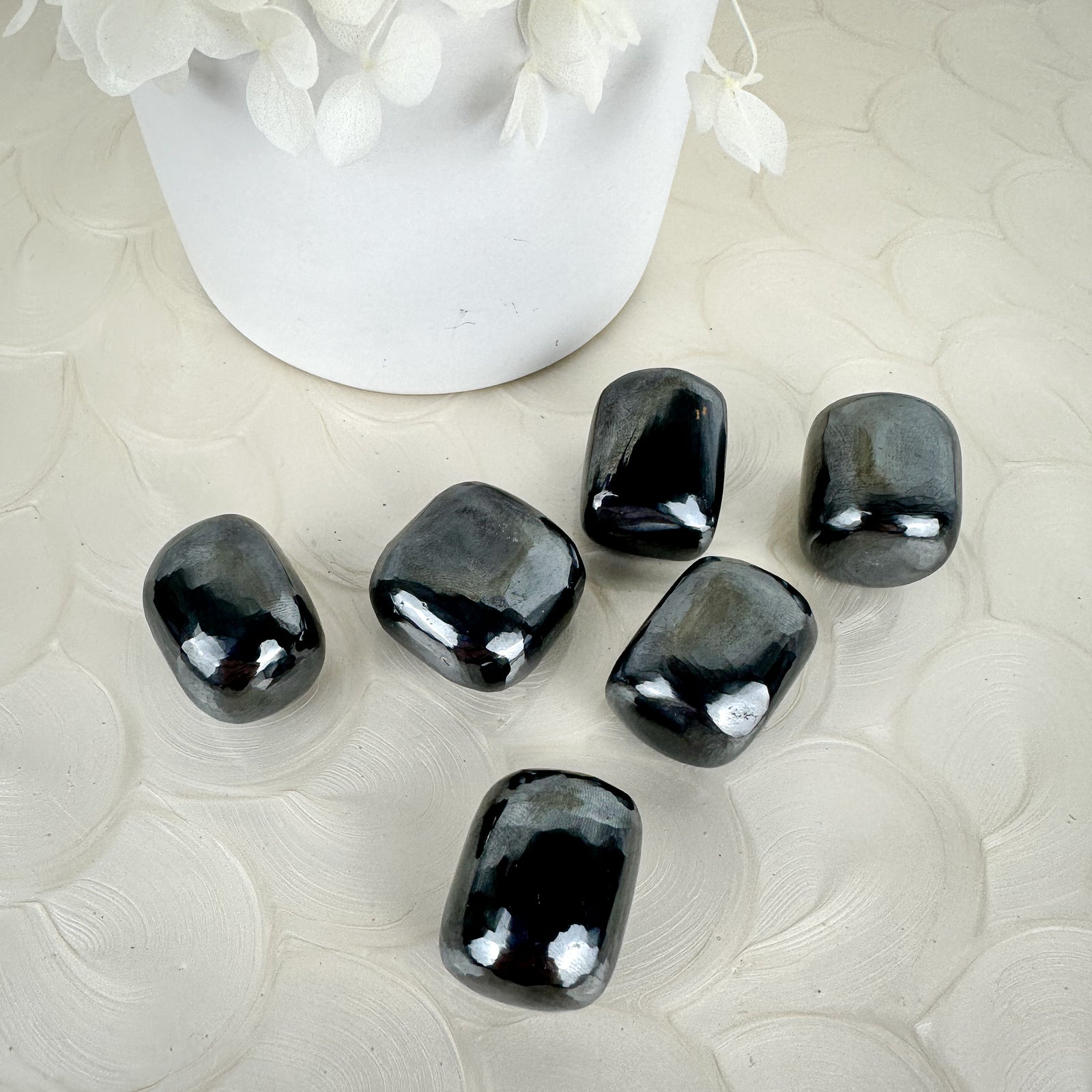 High-Quality Tumbled Hematite