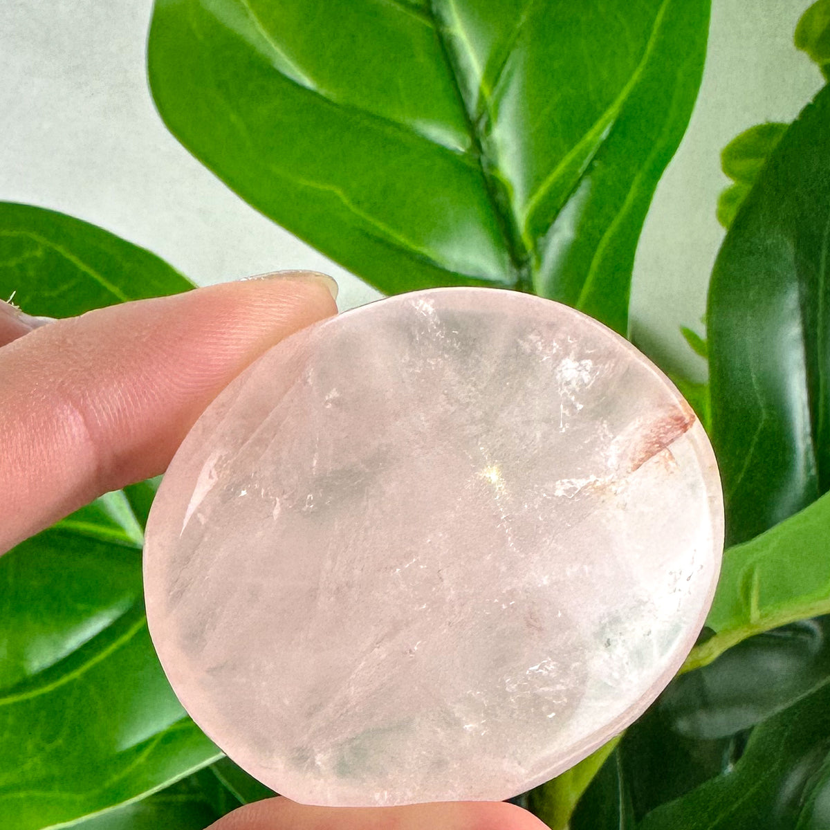 Rose Quartz Palm Stone And Tumbles- Choose Your Own!