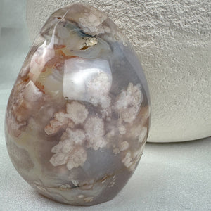 Flower Agate Free Form Crystal | Feminine Energy, Healing & New Beginnings