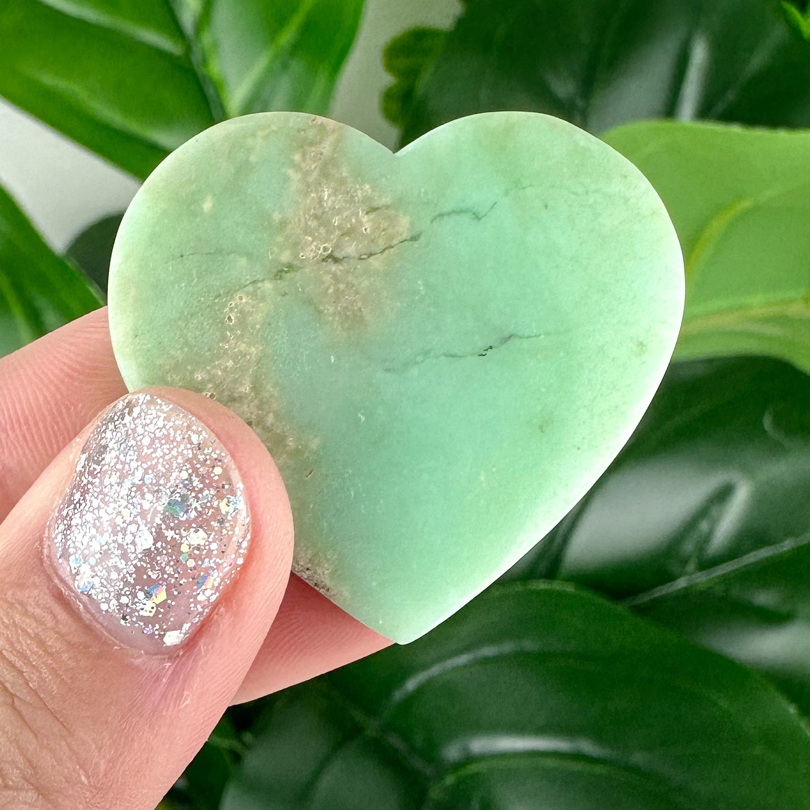 Chrysoprase Heart