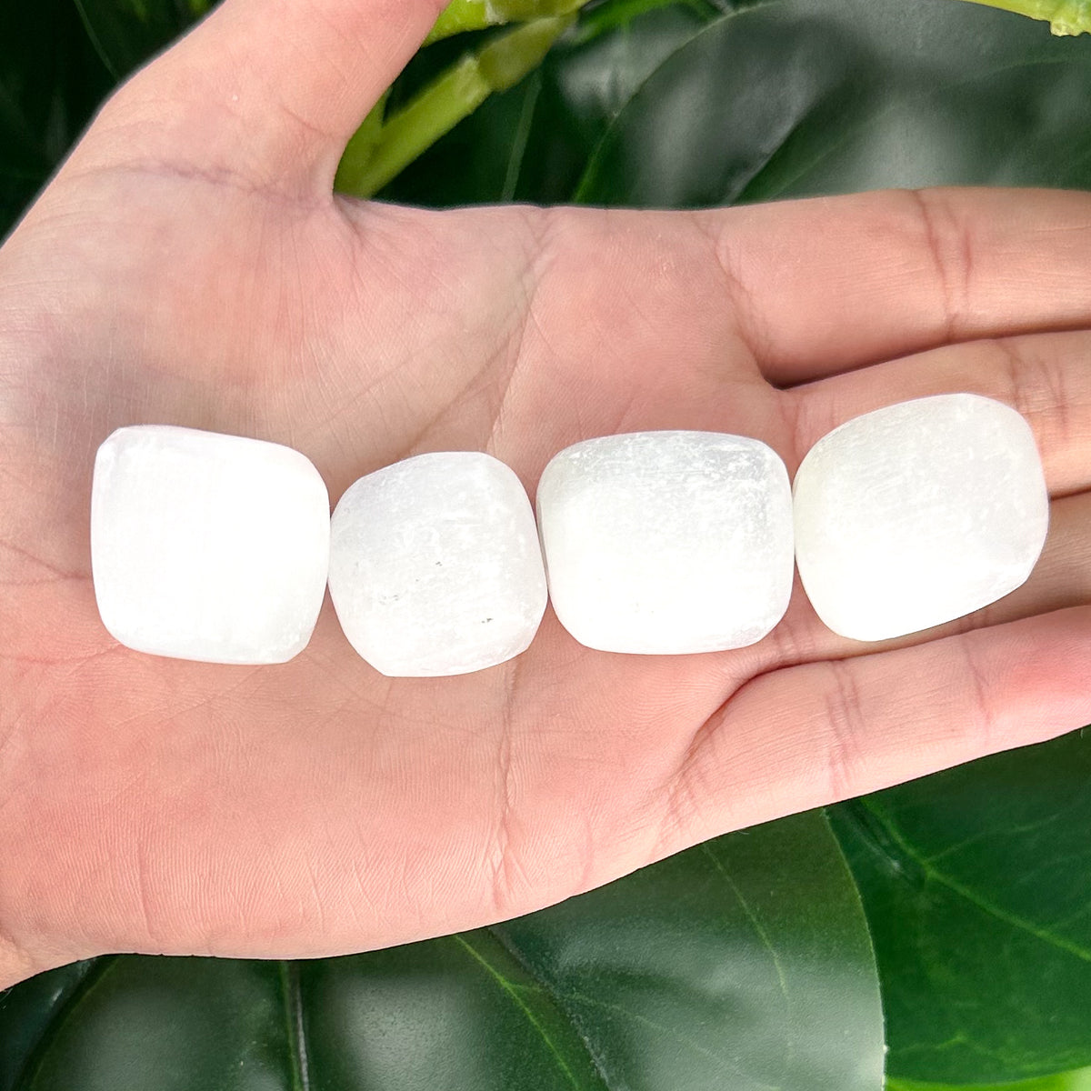 Satin Spar Selenite Tumbled Stone