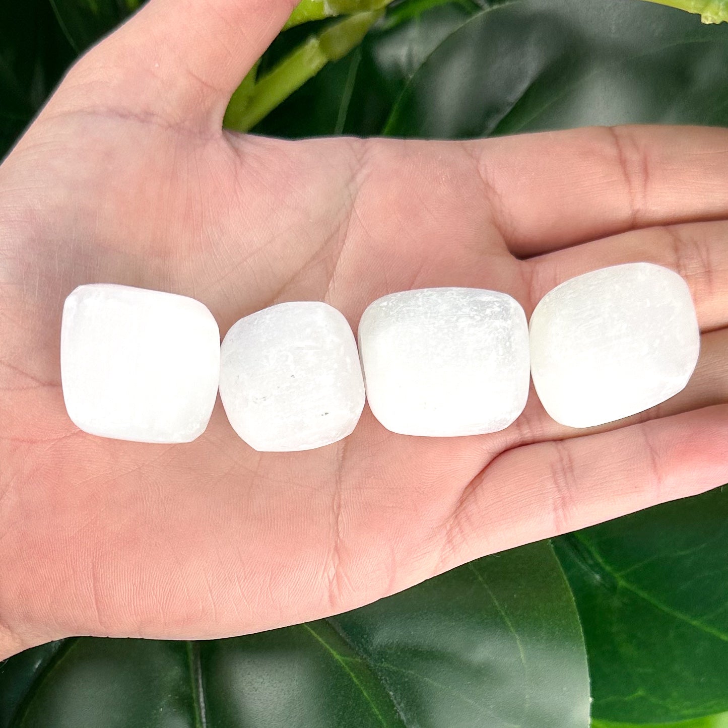 Satin Spar Selenite Tumbled Stone