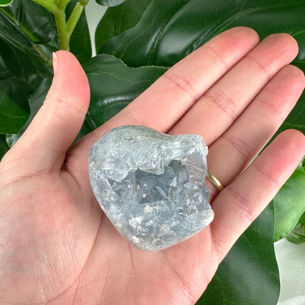 Celestite Cluster “Peaceful Glow”