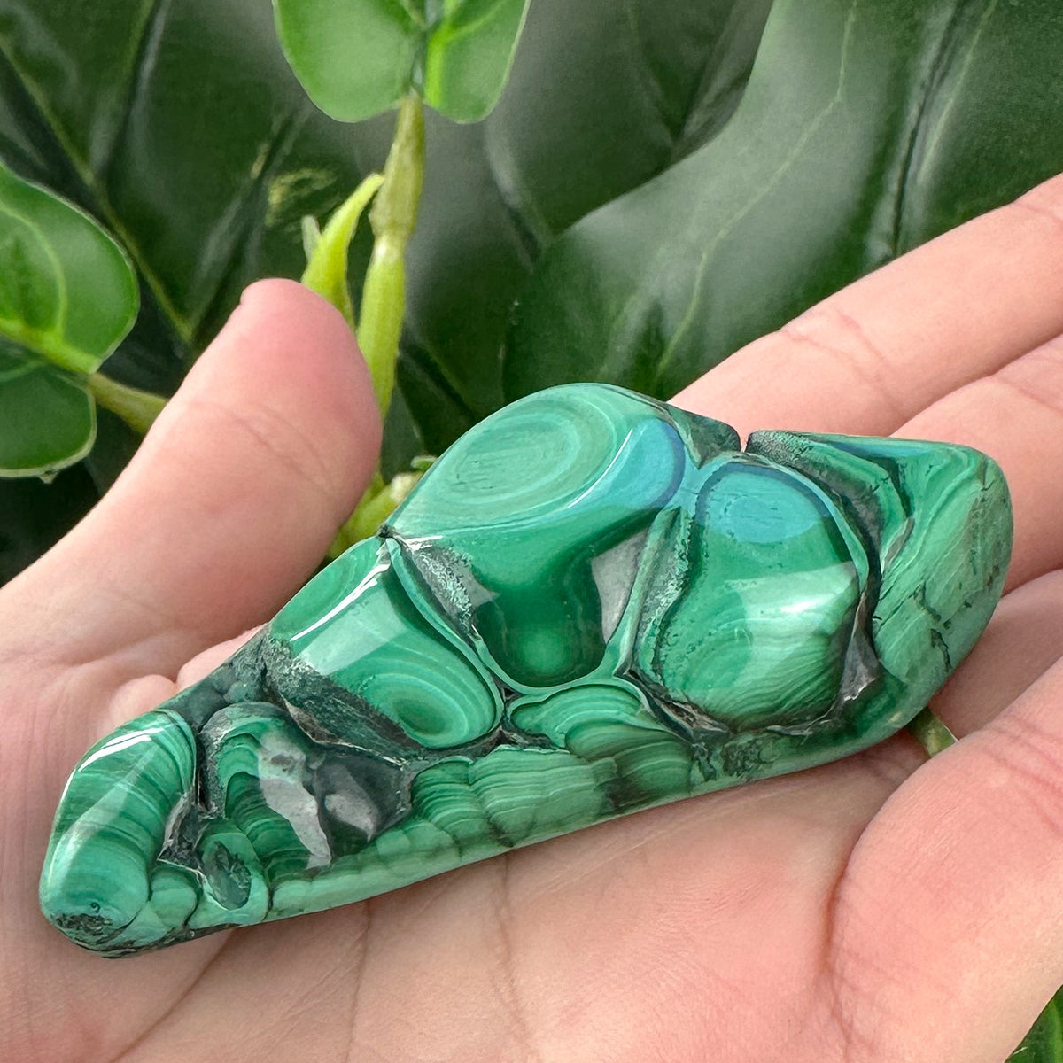 Malachite Polished Crystal | Transformation, Protection & Growth