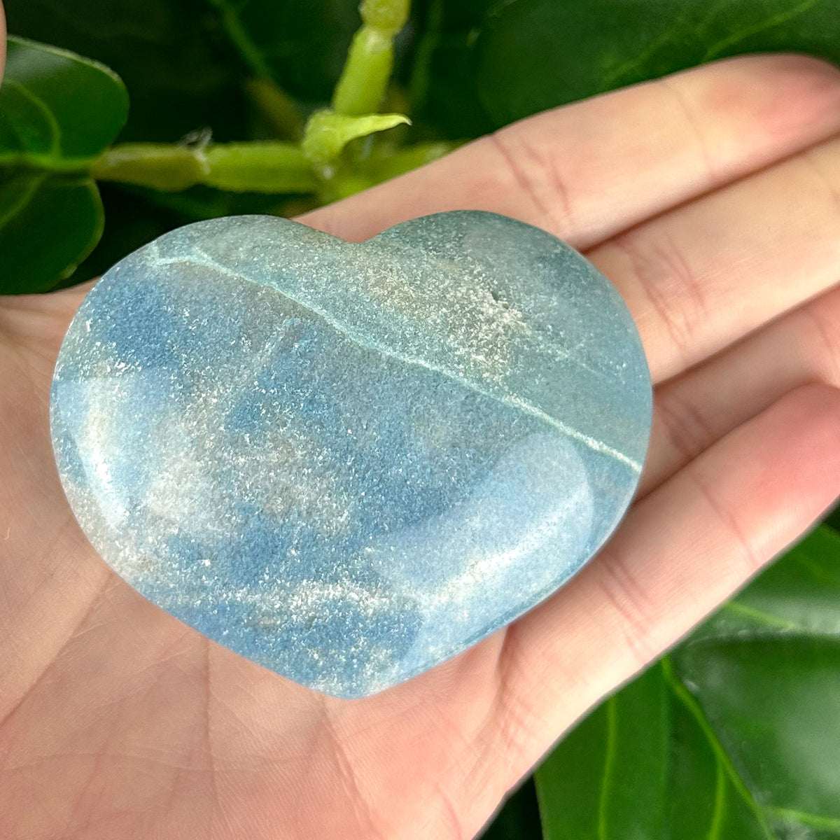 Trolleite Heart Crystal | Calm, Intuition & Spiritual Healing