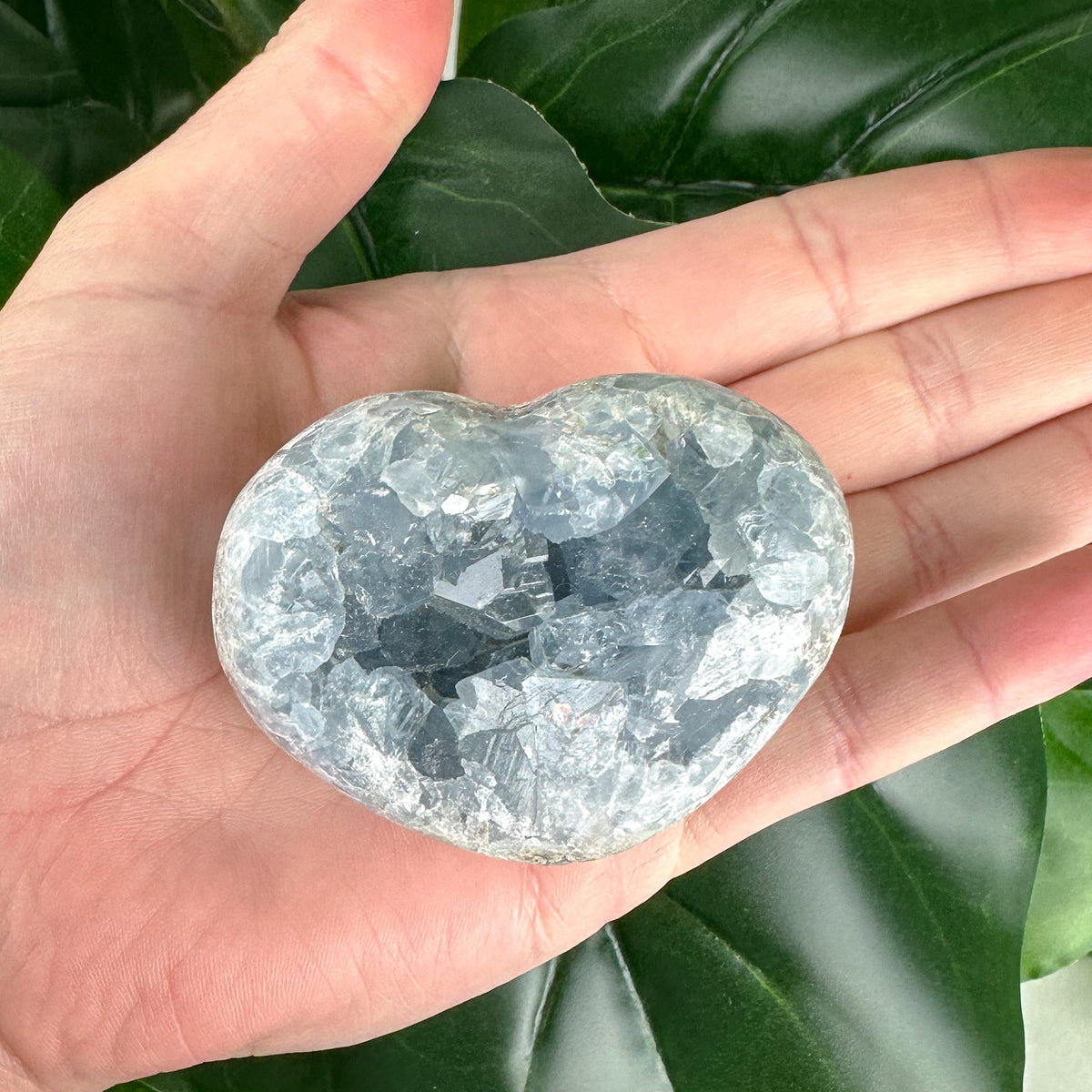 Celestite Heart “Blue Embrace”