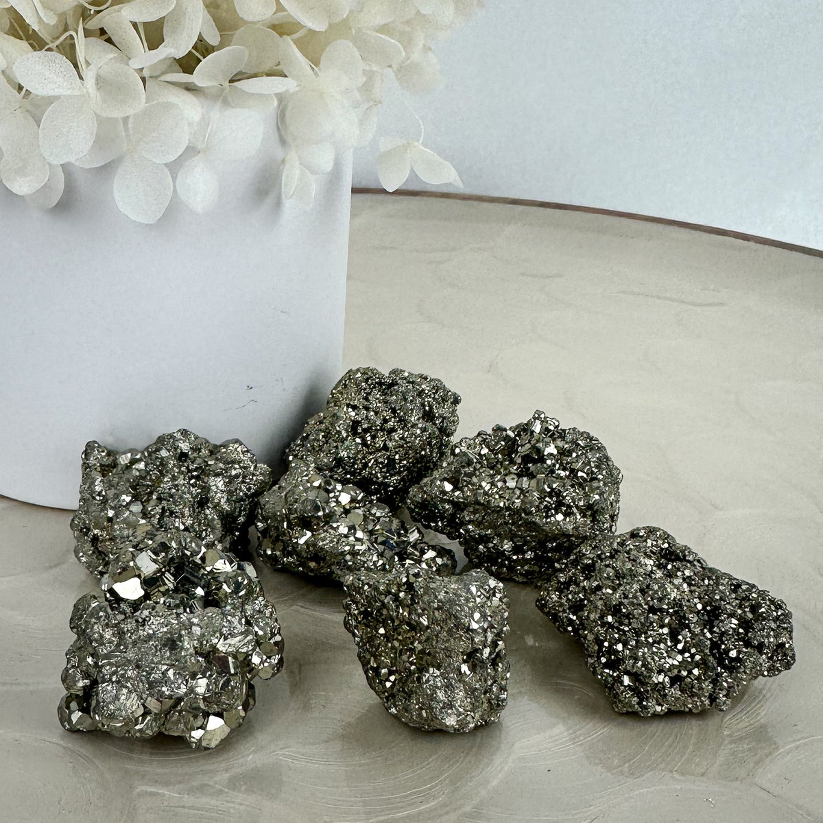 Sparkling Pyrite Cluster - Handpicked With Intention