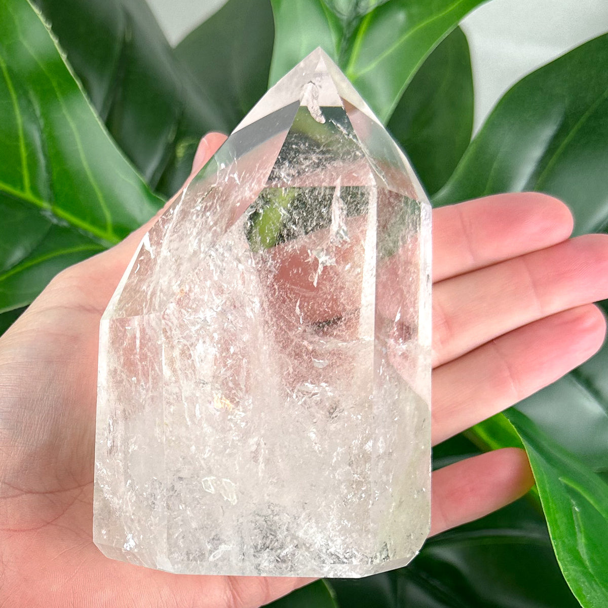 Clear Quartz Generator Crystal | Manifestation, Clarity & Cleansing Energy