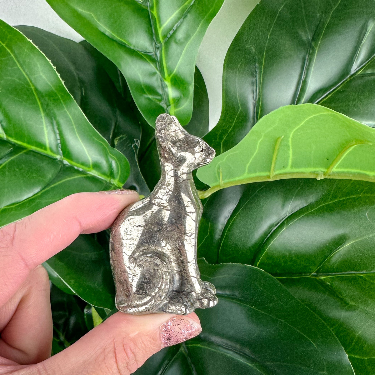 Large Pyrite Egyptian Cat