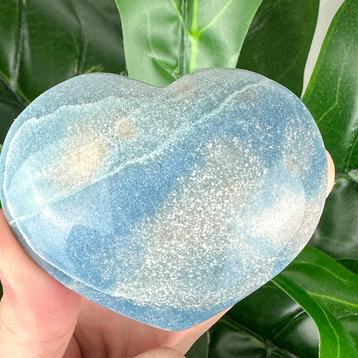 Trolleite Heart Crystal | Calm, Intuition & Spiritual Healing