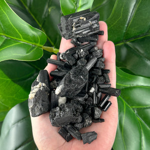 Raw Black Tourmaline Crystal | Protection & Grounding Stone