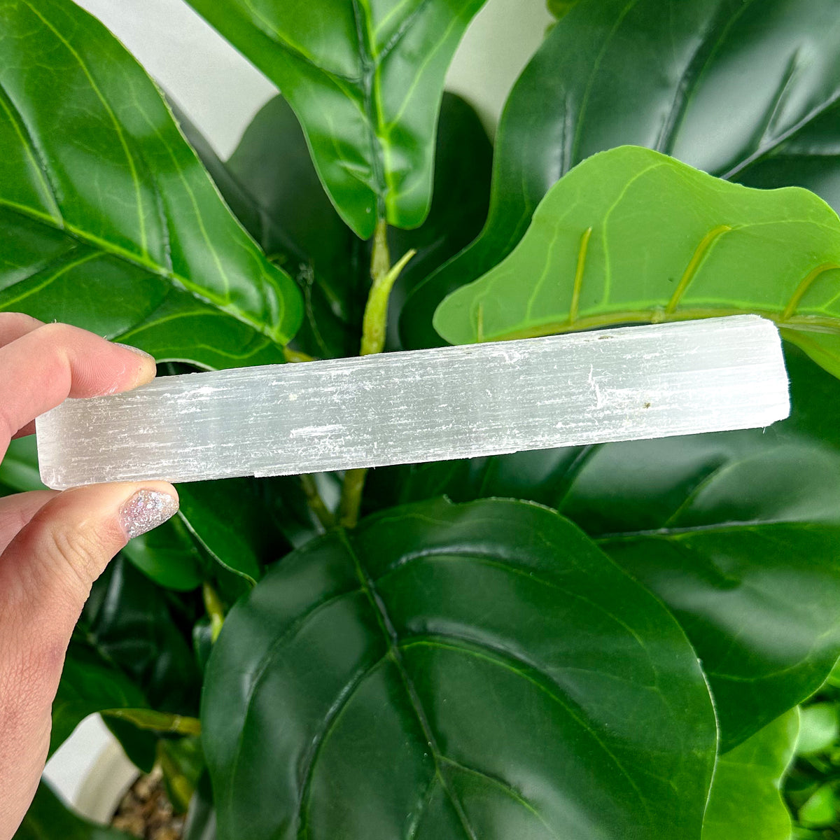 Large Satin Spar Selenite Raw Stick