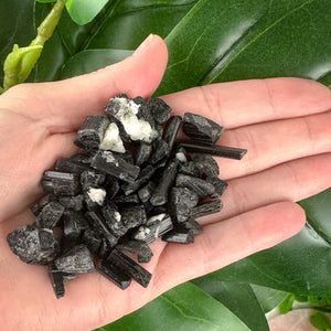 Raw Black Tourmaline Crystal | Protection & Grounding Stone
