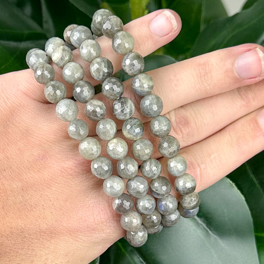 Labradorite Faceted Bracelet | Protection, Intuition & Transformation