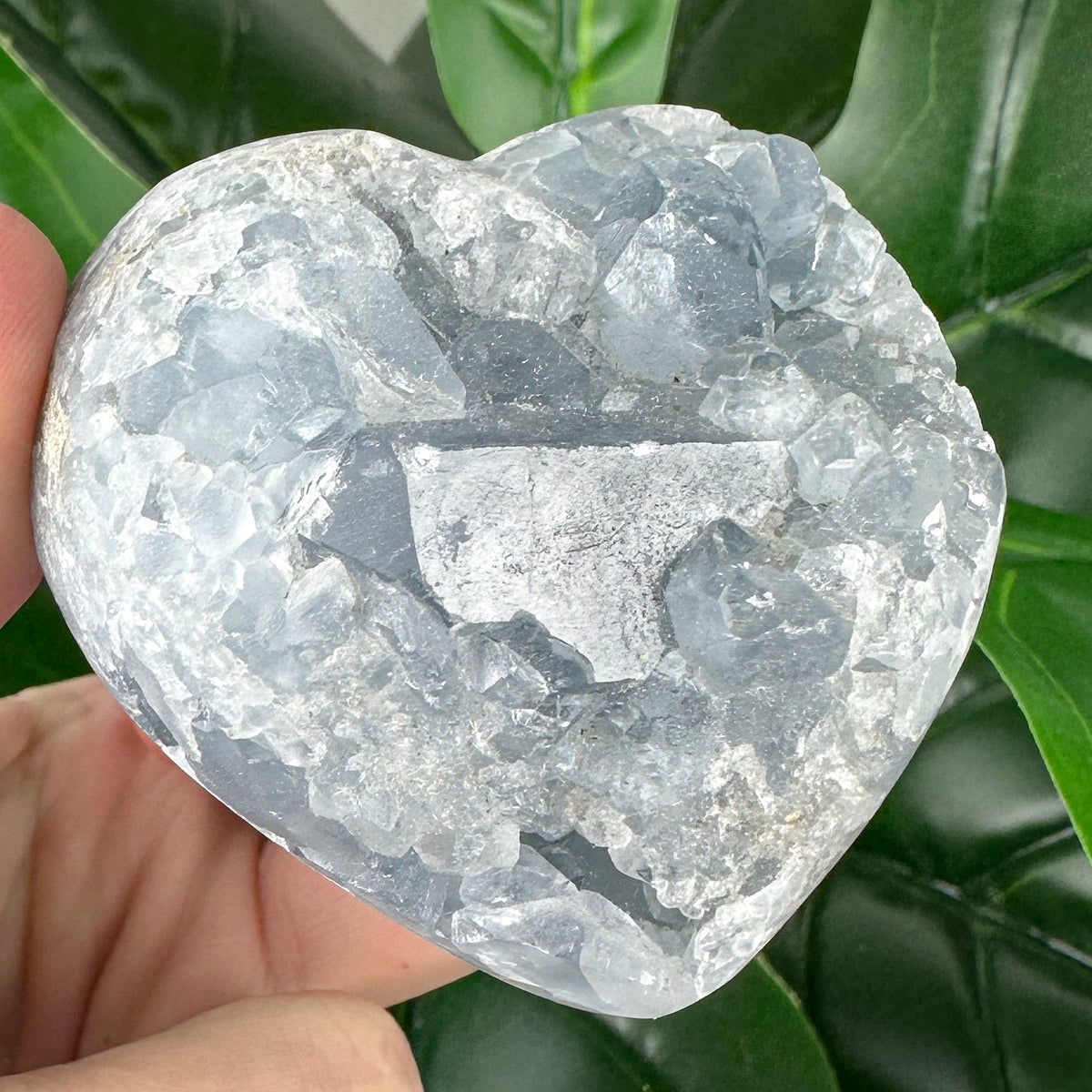 Celestite Heart Crystal | Calming, Peaceful & Spiritual Energy
