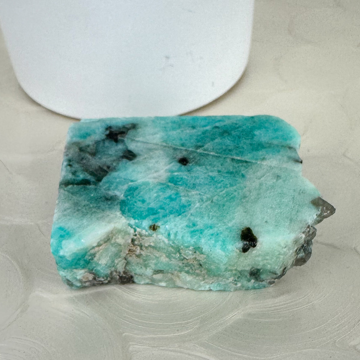 Unique Amazonite Small Slab - Polished Face