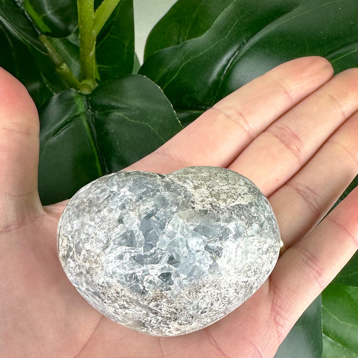 Celestite Heart “Blue Embrace”