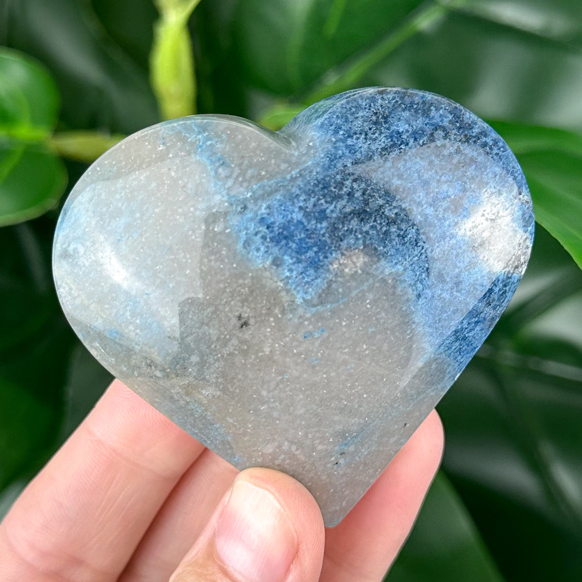 Trolleite Heart Crystal | Intuition, Calm & Spiritual Growth