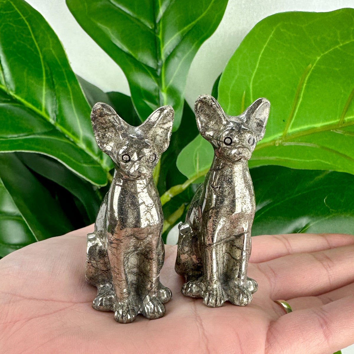 Large Pyrite Egyptian Cat