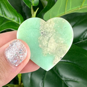 Chrysoprase Heart