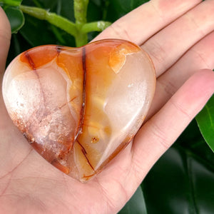Carnelian Heart Crystal | Confidence, Motivation & Passion