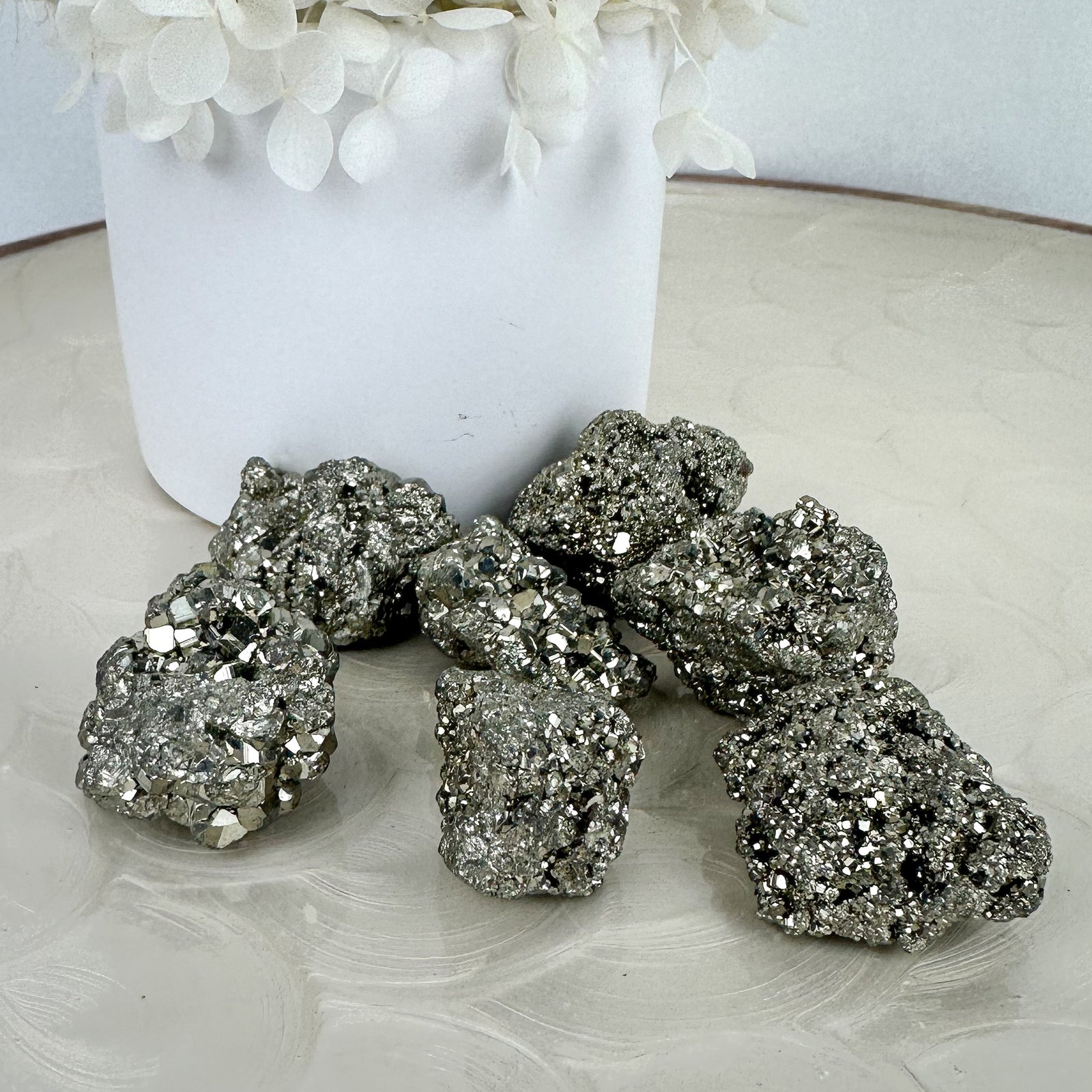 Sparkling Pyrite Cluster - Handpicked With Intention