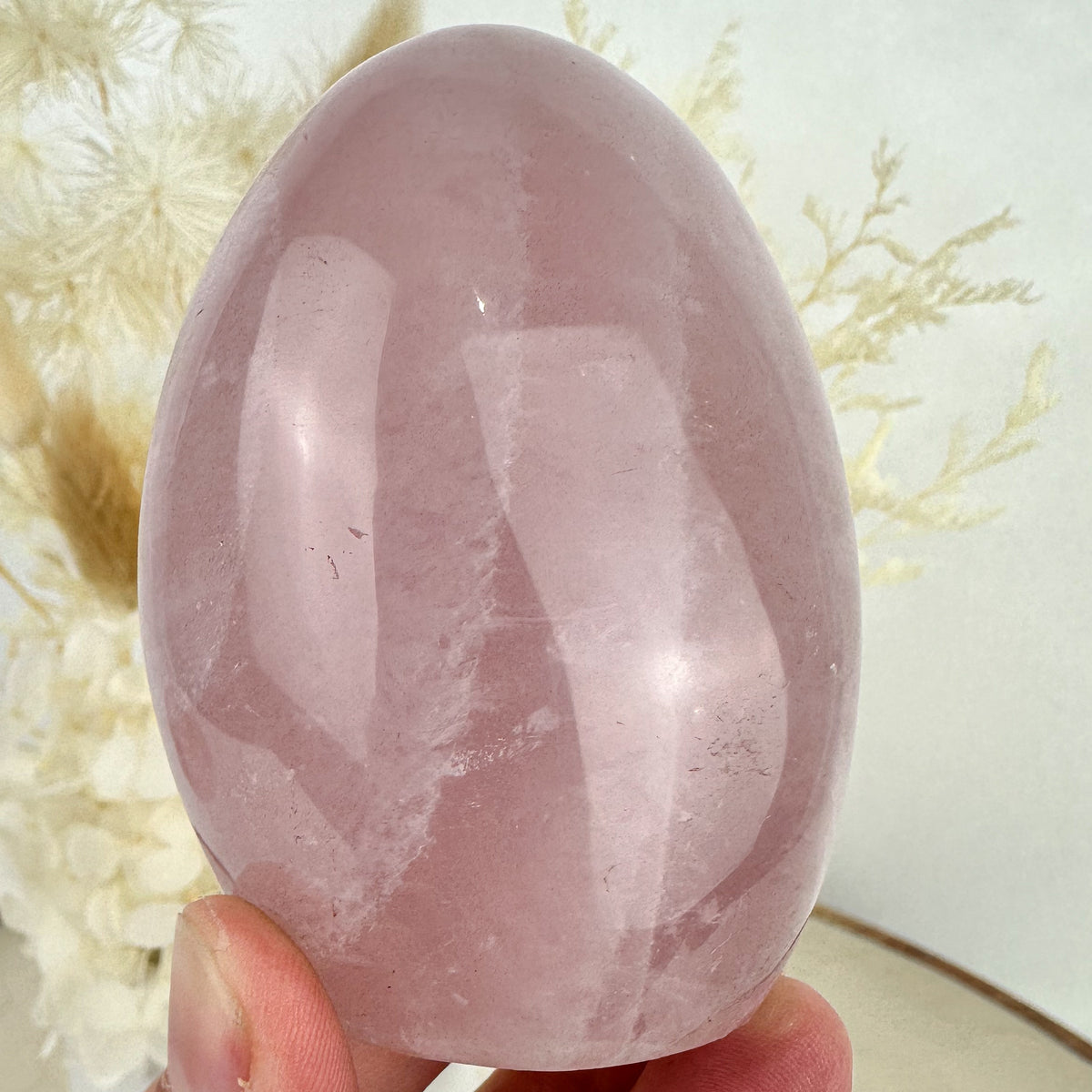 Rose Quartz Dome - Radiant Rainbows, 237g