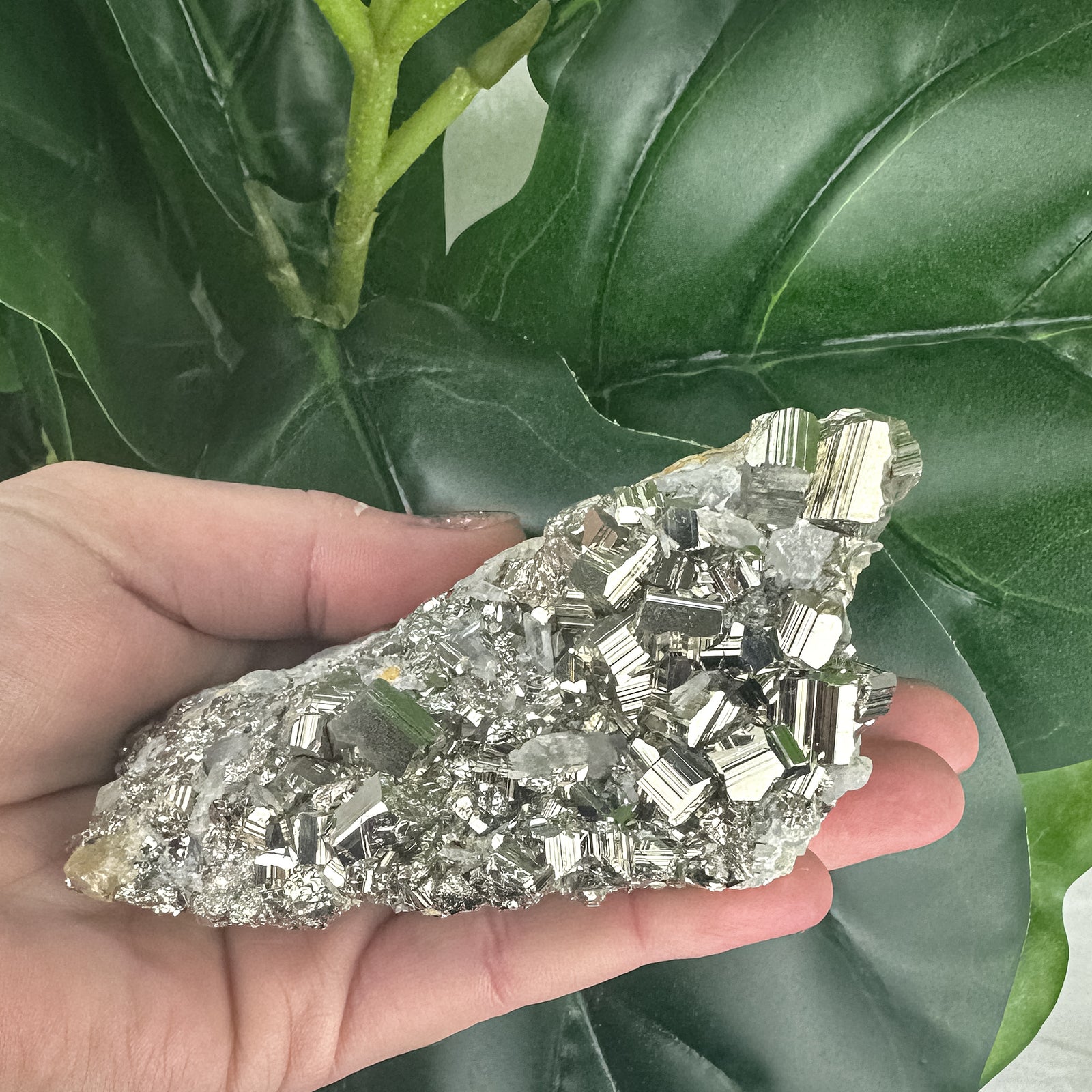 Medium Clear Quartz With Pyrite- Choose Your Own