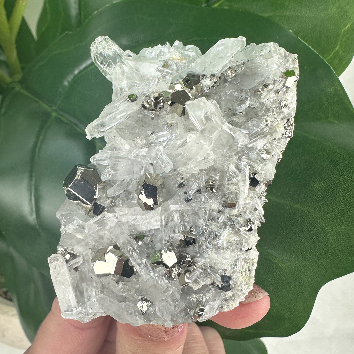 Medium Clear Quartz With Pyrite- Choose Your Own