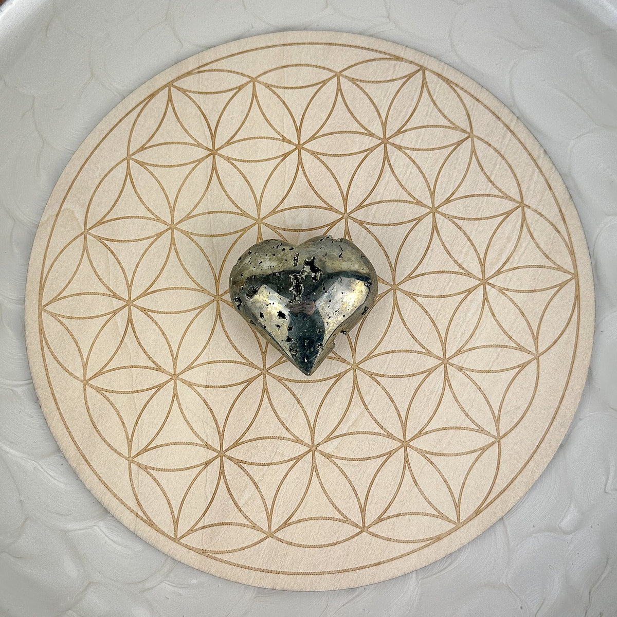 Flower of Life Crystal Grid - Sacred Geometry for Harmonizing Energy