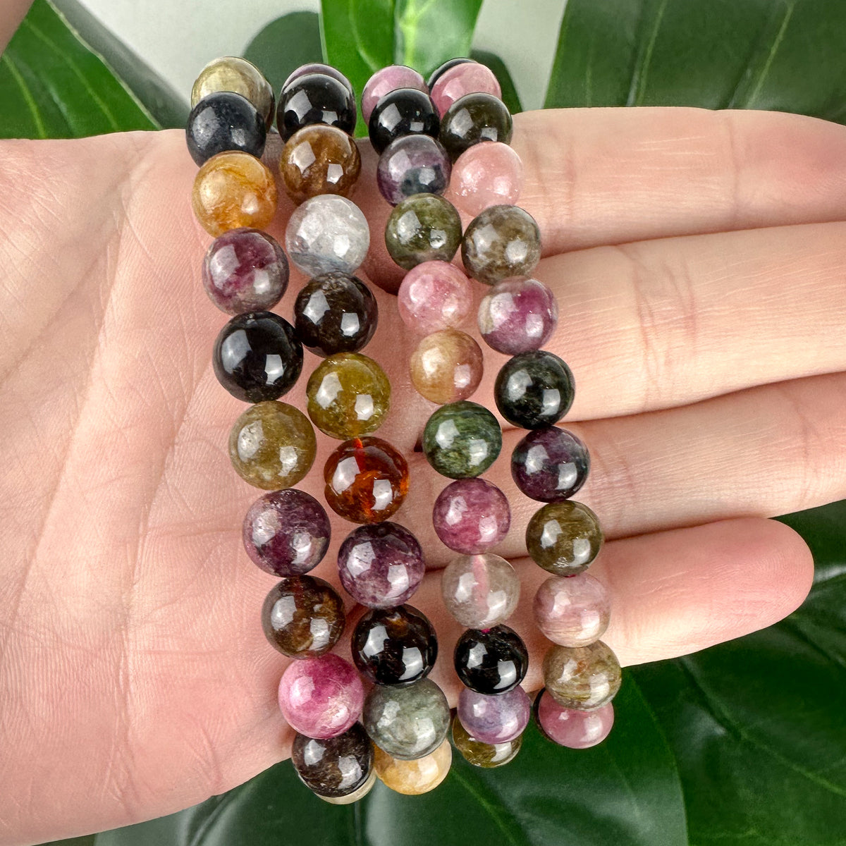 Mixed Tourmaline Bracelet | Protection & Balance | Handmade Crystal