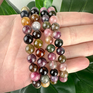 Mixed Tourmaline Bracelet | Protection & Balance | Handmade Crystal