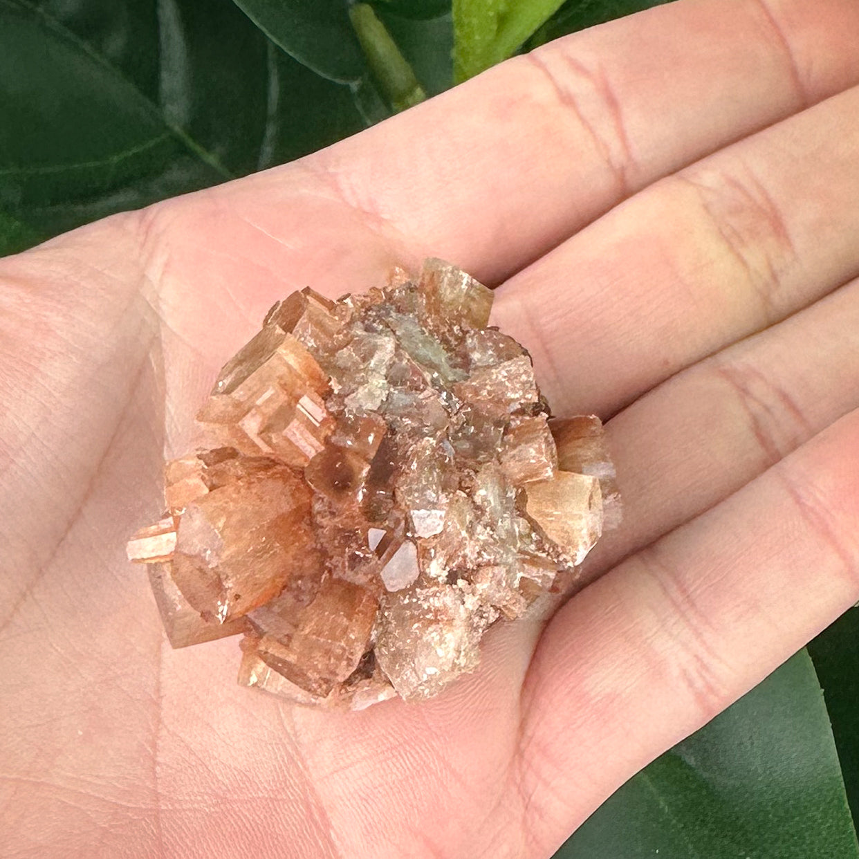 Natural Aragonite Crystal Sputnik | Grounding, Meditation & Calm